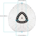 3 Pack Mop Head Replacement Spin Mop Replacement Head Microfiber Spin Mop Refills