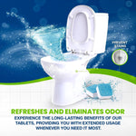 Toilet Bowl Cleaner Tablets 24 Count - Lemon Scented Toilet Bowl Tablets for Sparkling Clean Toilet Bowl