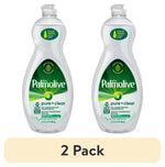 (2 Pack)  Ultra Pure + Clear Liquid Dish Soap, Spring Fresh Scent, 32.5 Fluid Ounce Bottle