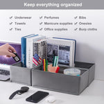 6 Packs Dresser Drawer Organizers for Clothing,Woven-Fabric Baby Clothes Organizer and Storage in Bedroom-Closet & Drawer Organization-1 Large Cell