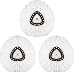 3 Pack Mop Head Replacement Spin Mop Replacement Head Microfiber Spin Mop Refills