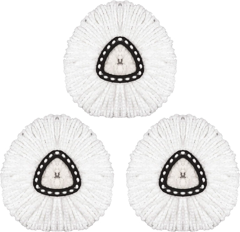 3 Pack Mop Head Replacement Spin Mop Replacement Head Microfiber Spin Mop Refills