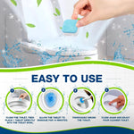 Toilet Bowl Cleaner Tablets 24 Count - Lemon Scented Toilet Bowl Tablets for Sparkling Clean Toilet Bowl