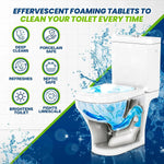 Toilet Bowl Cleaner Tablets 24 Count - Lemon Scented Toilet Bowl Tablets for Sparkling Clean Toilet Bowl