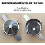 Collapsible Coffee Filter-Stainless Steel Camping Coffee Filter-Reusable Paperlesscanister Coffee Dripper-Coffee Filter Holde