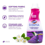 Scentiva Liquid Laundry Fabric Softener, Tuscan Lavender & Jasmine Scent - Bleach-Free Fabric Conditioner with Great Smell, 41 Fl Oz