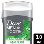 Deodorant Stick for Men Extra Fresh Aluminum Free with Moisturizing Cream, 3 Oz