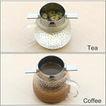 Collapsible Coffee Filter-Stainless Steel Camping Coffee Filter-Reusable Paperlesscanister Coffee Dripper-Coffee Filter Holde