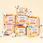 Honey Pot 100% Organic Cotton Comfort Cover Regular Pads, 20 Count