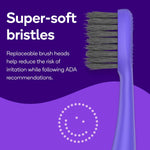 Nova Toothbrush (2 Pack/Blue & Green) | Sonic Powered Teeth Whitening | Super-Soft Bristles | 18000 VPM | 2 Minute Timer | Aluminum Handle | Replaceable Brush Head | Compact Size | AAA Battery