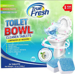 Toilet Bowl Cleaner Tablets 24 Count - Lemon Scented Toilet Bowl Tablets for Sparkling Clean Toilet Bowl