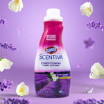 Scentiva Liquid Laundry Fabric Softener, Tuscan Lavender & Jasmine Scent - Bleach-Free Fabric Conditioner with Great Smell, 41 Fl Oz