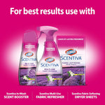 Scentiva Liquid Laundry Fabric Softener, Tuscan Lavender & Jasmine Scent - Bleach-Free Fabric Conditioner with Great Smell, 41 Fl Oz