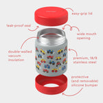 Kids Stainless Steel Insulated Food Jar - Trucks
