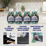 Clean Freak Multi Surface Cleaning Spray, Deep Cleaning Mist Starter Kit and Refill, Unstopables Fresh Scent, 64 Fl Oz
