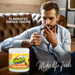 Aroma Eliminator Set, 10 Ounce 360-Degree Continuous Spray Natural Oil Real Citrus Orange Air Freshener, 1 Gallon Multipurpose Disinfectant Cleaning Concentrate, 14 Ounce Solid Scent Absorber